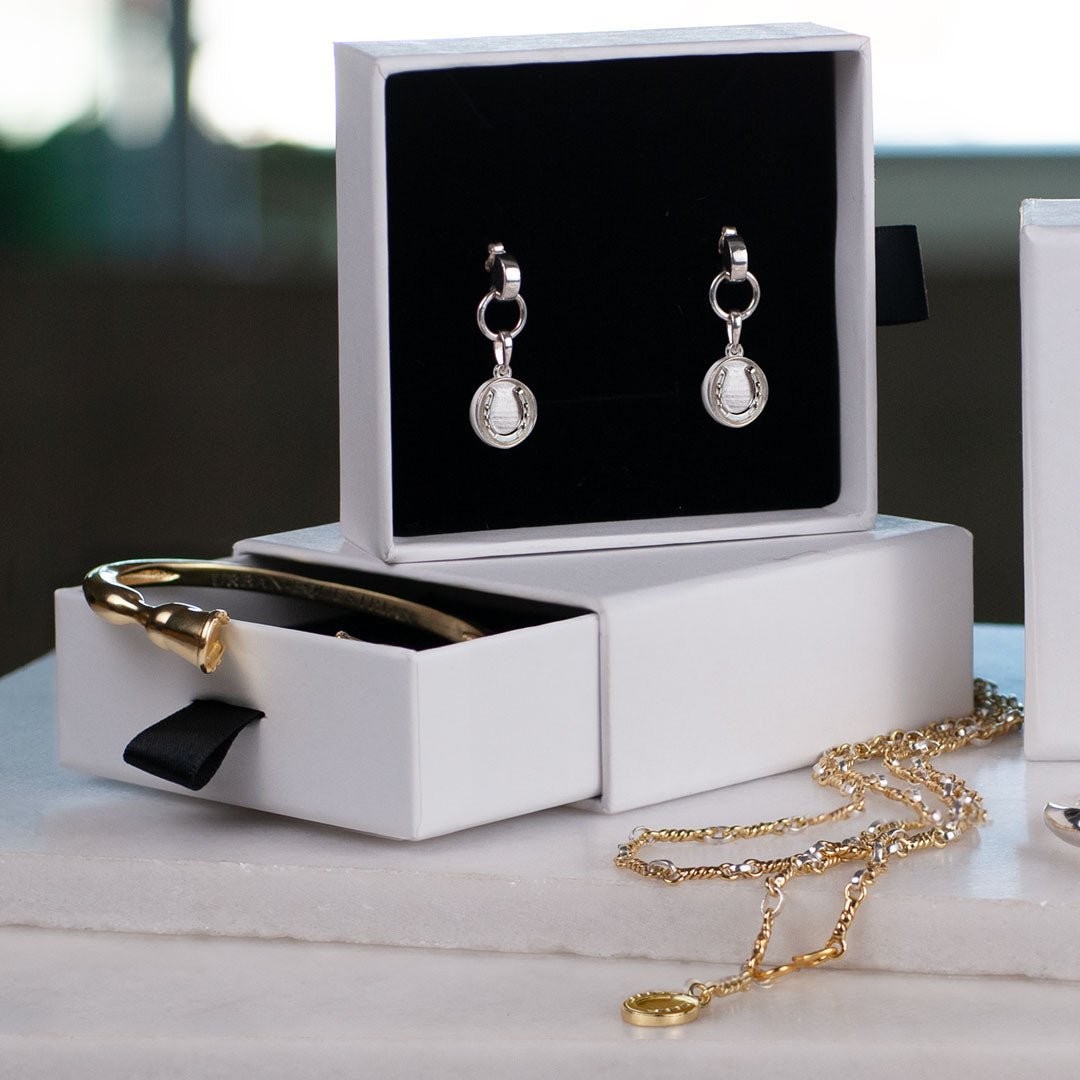 Dorado - Horseshoe Coin Earring in Gold