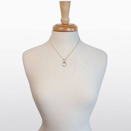 Aikon - Equestrian Horse Bit Necklace in Silver