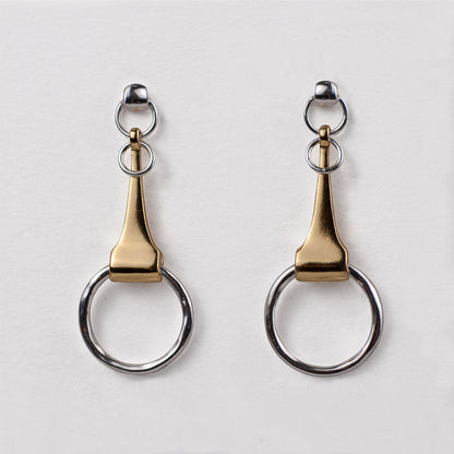 Camden - Two Tone Equestrian Horse Bit Necklace