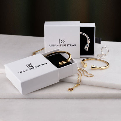 Cavallo -  Horse Hoof Equestrian Bracelet in Silver