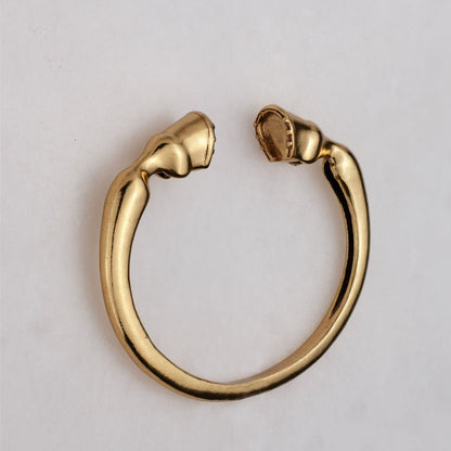 Cavallo -  Horse Hoof Equestrian Bracelet in Gold
