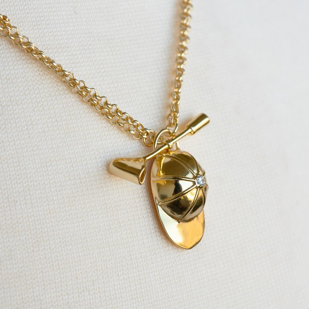 Derby Day - Jockey Necklace in Gold