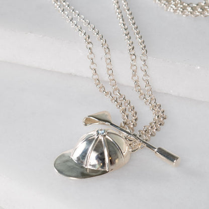 Derby Day - Jockey Necklace in Silver