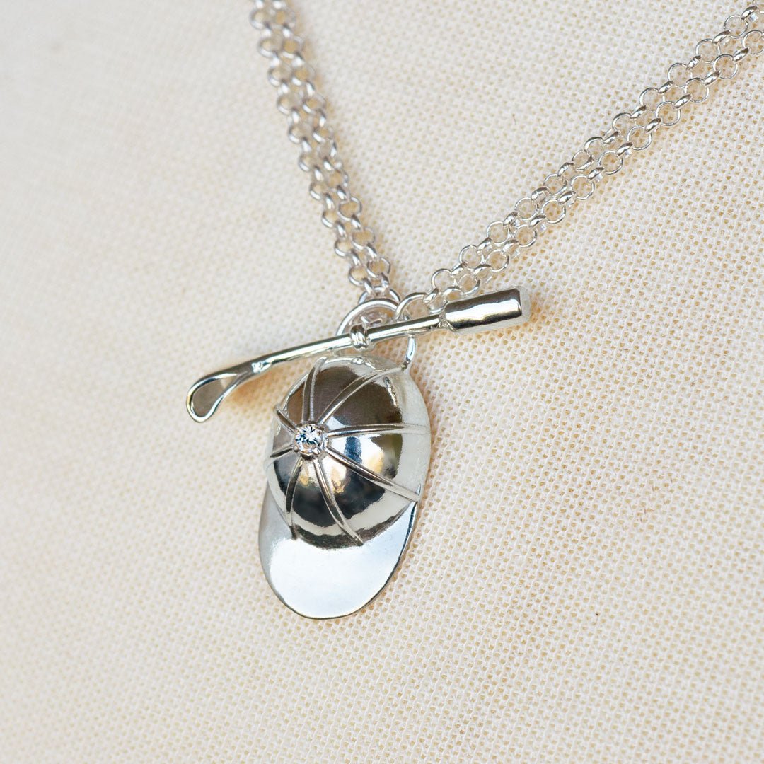 Derby Day - Jockey Necklace in Silver