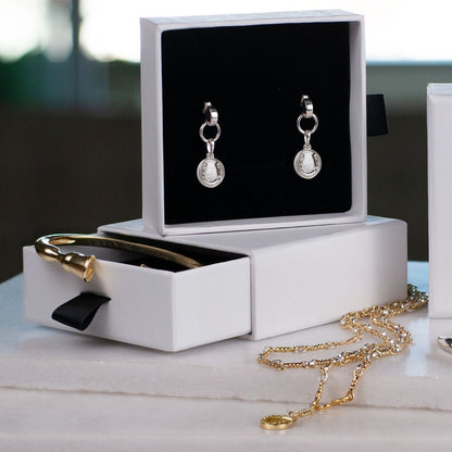 Dorado - Horseshoe Coin Earring in Gold