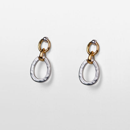 Equinox - Equestrian Horseshoe Earring Two Tone