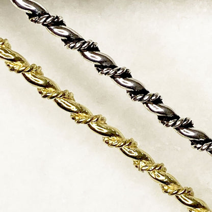 Lariat  - Triple Rope Twist Mane Tamer Hair Pin in Gold