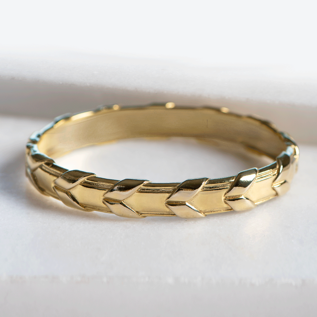 Lexington - Equestrian Laced Rein Wrist Bracelet in Gold or Silver