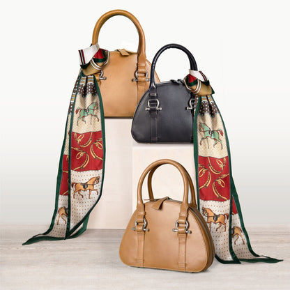 Madrigal - EQ & GEO Multi-Color Equestrian Scarf in Crimson