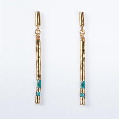 Prism - Linea Turquoise Equestrian Earring