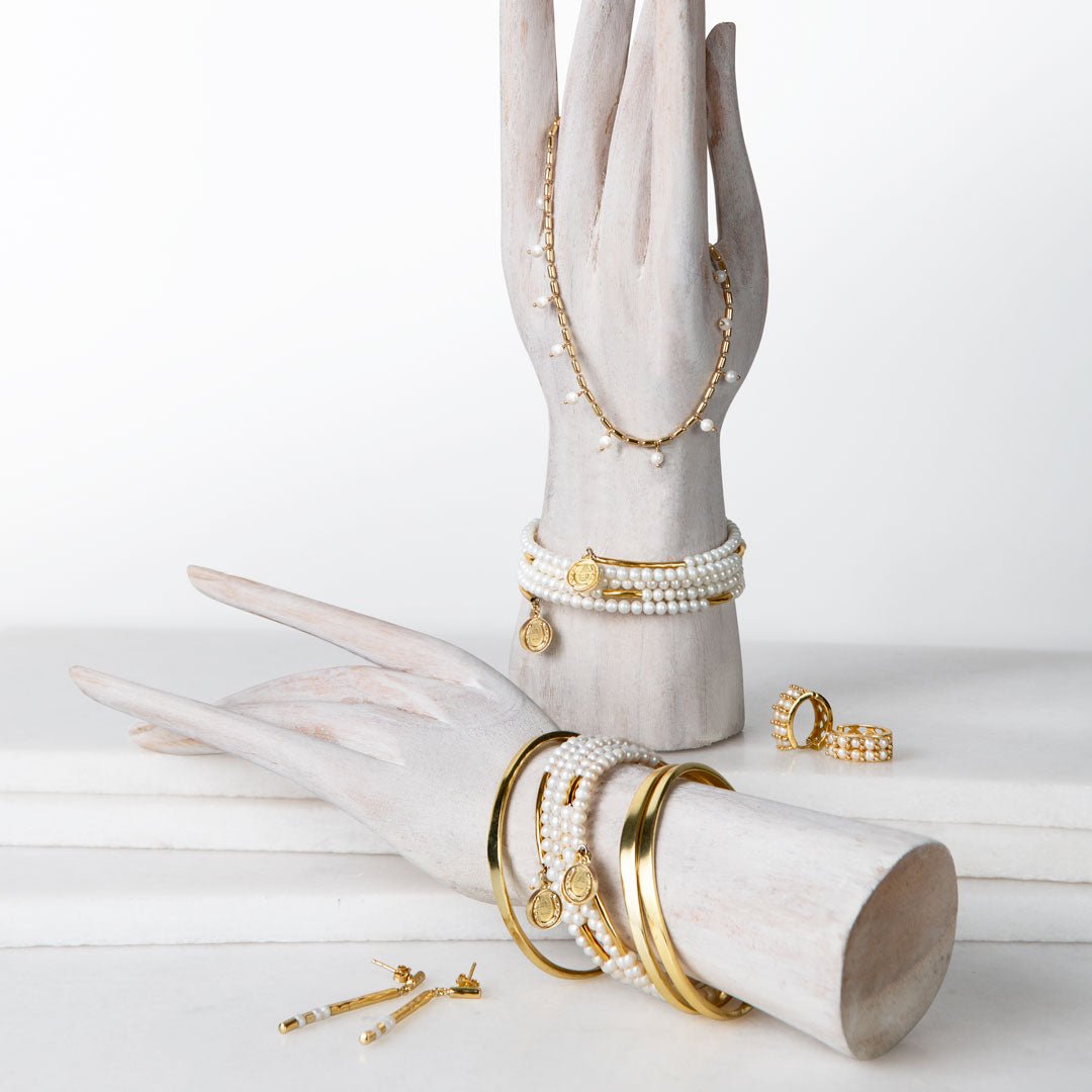 Prism - Pearl Equestrian Horseshoe Necklace & Choker
