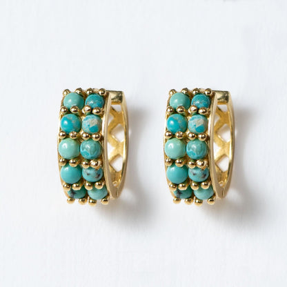 Prism - Turquoise Horseshoe Coin Equestrian Bracelet