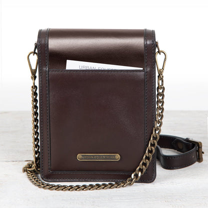 Talisman - Horse Bit Lock Phone Bag in Brown